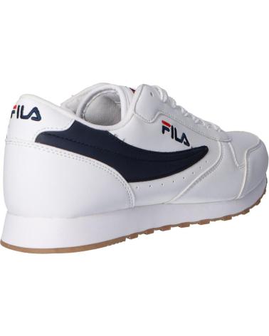 Zapatos de Hombre FILA ZAPATILLAS ORBIT LOW BLANCO AZUL MARINO 1010263-98F SNEAKER BLANCO