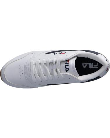 Zapatos de Hombre FILA ZAPATILLAS ORBIT LOW BLANCO AZUL MARINO 1010263-98F SNEAKER BLANCO
