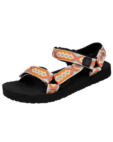 Sandali per Donna L&R SHOES 1492-4 SANDALIAS PLANAS MUJER NARANJA