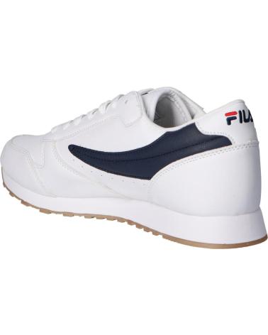 Zapatos de Hombre FILA ZAPATILLAS ORBIT LOW BLANCO AZUL MARINO 1010263-98F SNEAKER BLANCO