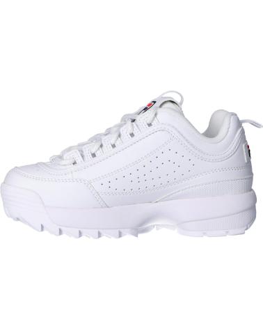 Sportif pour Femme et Fille et Garçon FILA 1010567 1FG DISRUPTOR KD WHITE