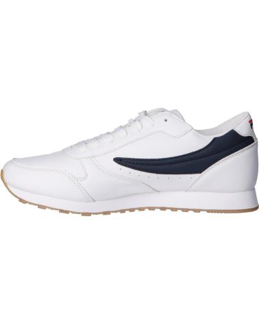 Zapatos de Hombre FILA ZAPATILLAS ORBIT LOW BLANCO AZUL MARINO 1010263-98F SNEAKER BLANCO