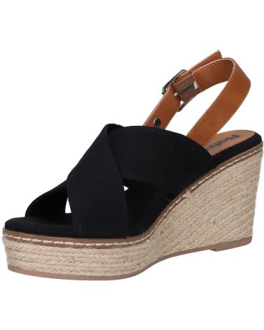 Sandalen für Damen REFRESH 170835 TEXTIL COMBINADO NEGRO