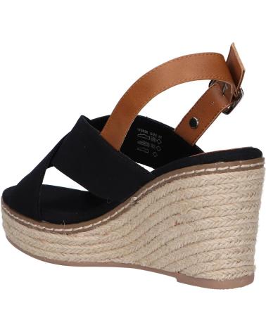 Sandalen für Damen REFRESH 170835 TEXTIL COMBINADO NEGRO