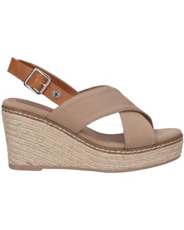 Woman Sandals REFRESH 170835 TEXTIL COMBINADO TAUPE