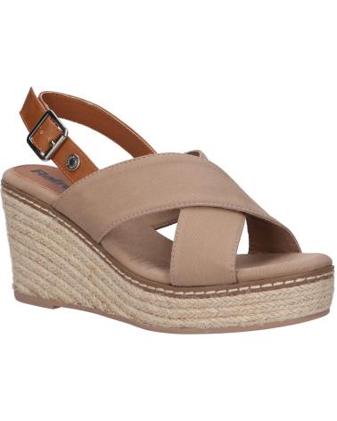 Woman Sandals REFRESH 170835 TEXTIL COMBINADO TAUPE