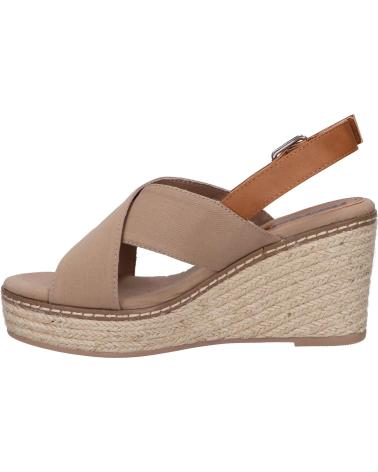 Woman Sandals REFRESH 170835 TEXTIL COMBINADO TAUPE