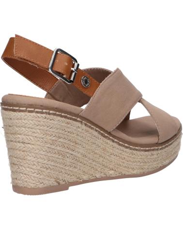 Woman Sandals REFRESH 170835 TEXTIL COMBINADO TAUPE