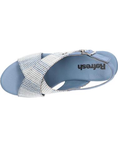 Woman Sandals REFRESH 170692 TEXTIL JEANS