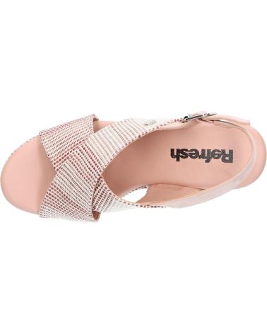 Sandalen für Damen REFRESH 170692 TEXTIL NUDE