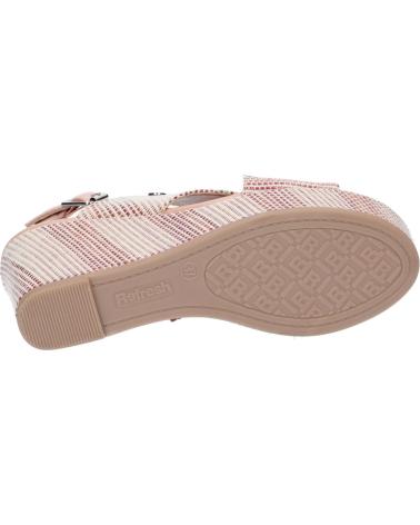 Sandalen für Damen REFRESH 170692 TEXTIL NUDE