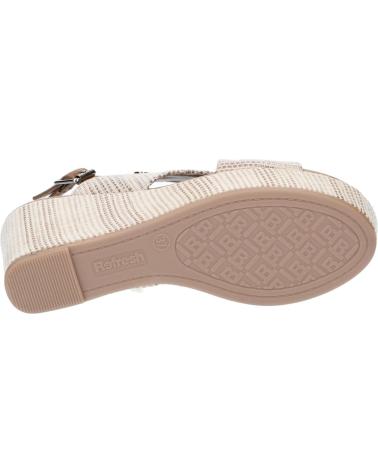 Woman Sandals REFRESH 170692 TEXTIL TAUPE