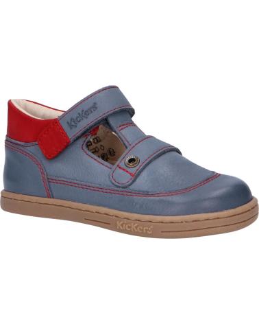 Zapatos de Niño KICKERS 784411-10 TACTACK 51 BLEU ROUGE