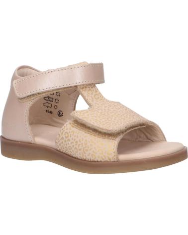 Sandálias de Menina KICKERS 784440-10 GIUSTICIA 111 BEIGE OR LEOPARD