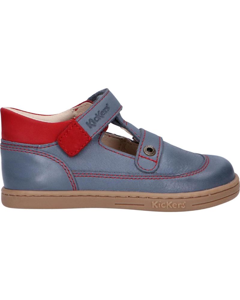 Zapatos de Niño KICKERS 784411-10 TACTACK 51 BLEU ROUGE
