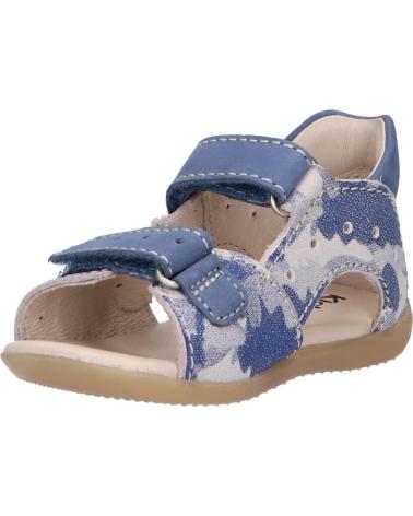 Sandalen für Mädchen und Junge KICKERS 785402-10 BOPING-2 51 BLEU CAMOUFLAGE
