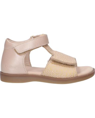 Sandálias de Menina KICKERS 784440-10 GIUSTICIA 111 BEIGE OR LEOPARD