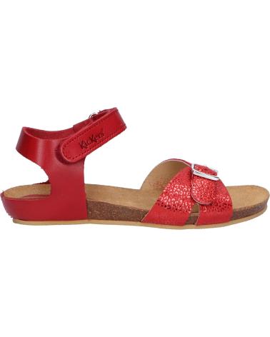 Sandálias de Mulher e Menina KICKERS 784640-30 BOBBUN 4 ROUGE