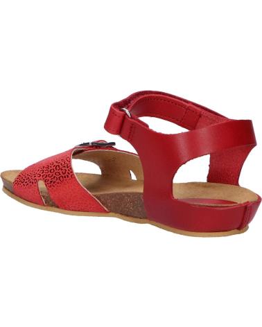 Woman and girl Sandals KICKERS 784640-30 BOBBUN 4 ROUGE