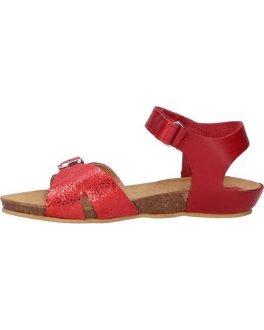 Woman and girl Sandals KICKERS 784640-30 BOBBUN 4 ROUGE