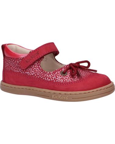 Zapatos de Niña KICKERS 784420-10 TAKYTA 132 ROSE FONCE LEOPARD