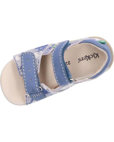 Sandalen für Mädchen und Junge KICKERS 785402-10 BOPING-2 51 BLEU CAMOUFLAGE