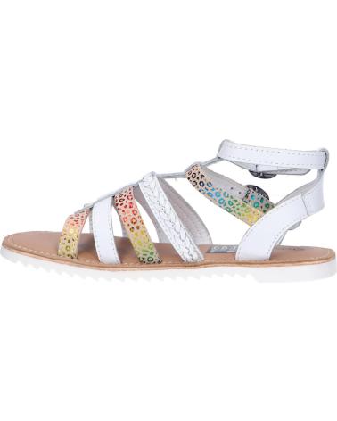Sandalen für Damen und Mädchen KICKERS 784711-30 SHASTYL 33 BLANC MULTICOLOR LEOPARD
