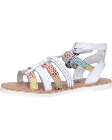 Sandalen für Damen und Mädchen KICKERS 784711-30 SHASTYL 33 BLANC MULTICOLOR LEOPARD