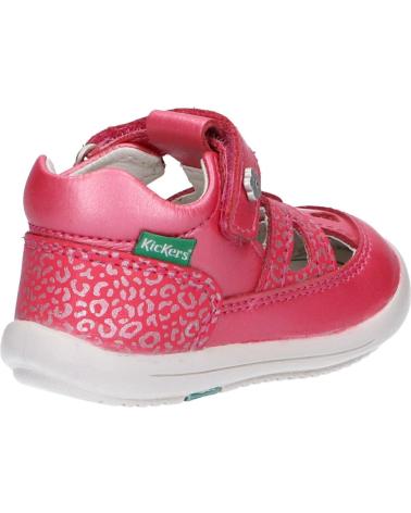 Scarpe per Bambina KICKERS 692381-10 KIKI 132 ROSE FONCE LEOPARD