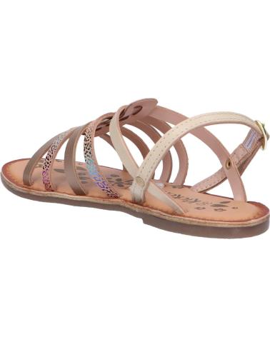 Sandálias de Mulher e Menina KICKERS 695573-30 DIXON 113 BEIGE MULTICOLOR LEOPARD