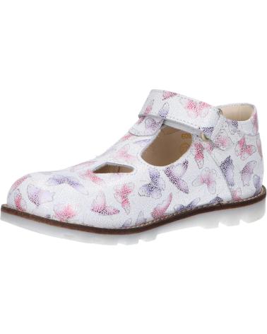 Scarpe per Bambina KICKERS 608478-10 NONOCCHI 33 BLANC PAPILLON