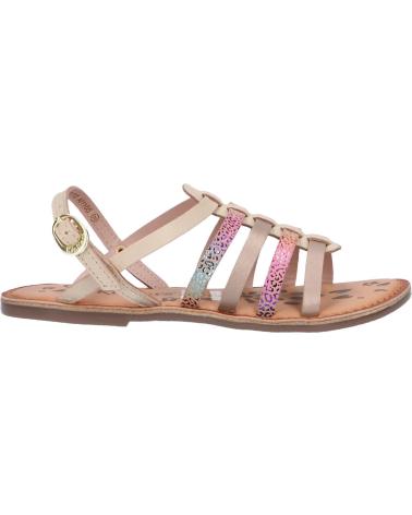 Sandálias de Mulher e Menina KICKERS 695573-30 DIXON 113 BEIGE MULTICOLOR LEOPARD