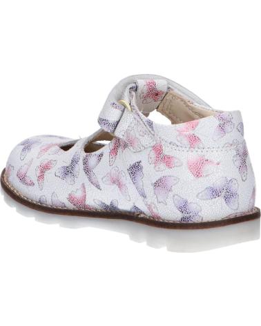 Scarpe per Bambina KICKERS 608478-10 NONOCCHI 33 BLANC PAPILLON