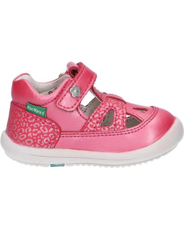 Scarpe per Bambina KICKERS 692381-10 KIKI 132 ROSE FONCE LEOPARD