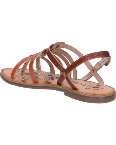 Sandálias de Mulher e Menina KICKERS 695573-30 DIXON 93 MARRON CAMEL LEOPARD