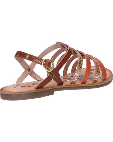 Sandálias de Mulher e Menina KICKERS 695573-30 DIXON 93 MARRON CAMEL LEOPARD