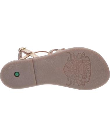 Sandálias de Mulher e Menina KICKERS 695573-30 DIXON 113 BEIGE MULTICOLOR LEOPARD