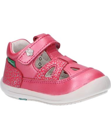 Scarpe per Bambina KICKERS 692381-10 KIKI 132 ROSE FONCE LEOPARD