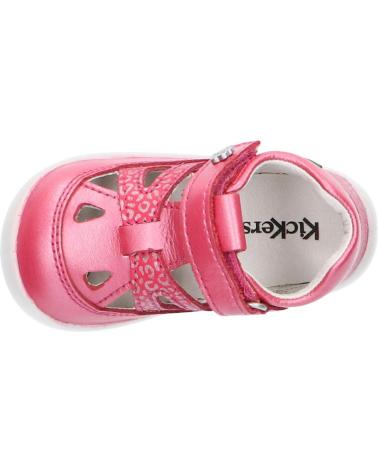 Scarpe per Bambina KICKERS 692381-10 KIKI 132 ROSE FONCE LEOPARD