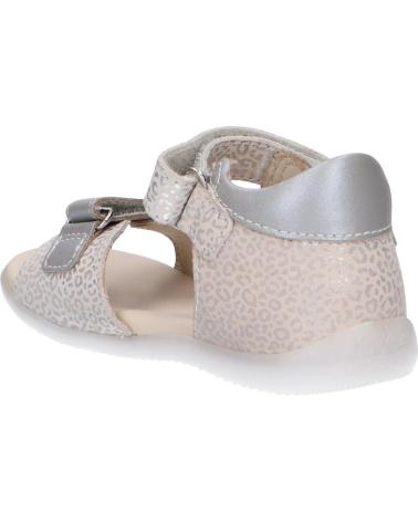Sandalen für Mädchen und Junge KICKERS 696354-10 BINSIA-2 32 BLANC LEOPARD