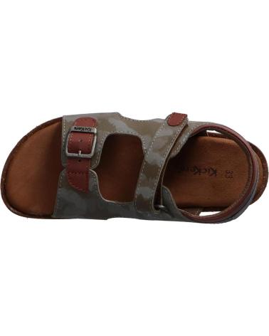 Sandali per Bambino KICKERS 694911-30 FUNKYO 203 KAKI CAMOUFLAGE