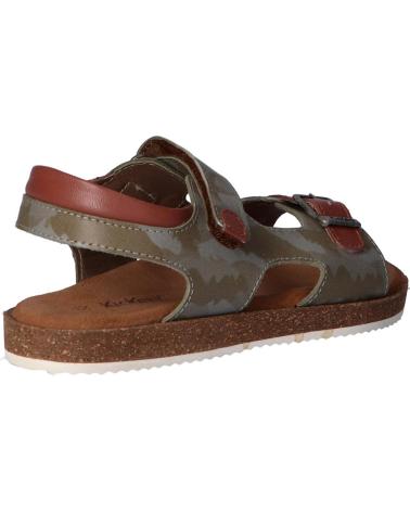 Sandali per Bambino KICKERS 694911-30 FUNKYO 203 KAKI CAMOUFLAGE