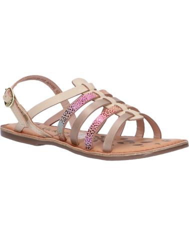 Sandálias de Mulher e Menina KICKERS 695573-30 DIXON 113 BEIGE MULTICOLOR LEOPARD