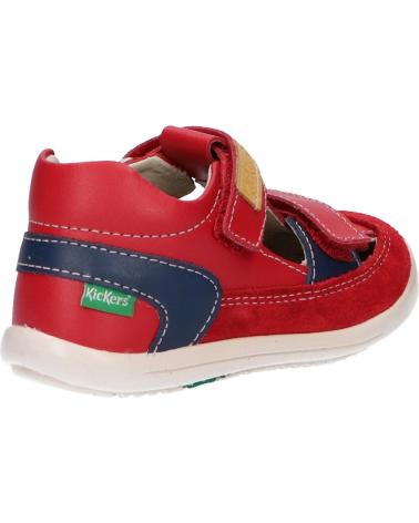 Zapatos de Niño KICKERS 692390-10 KID 4 ROUGE