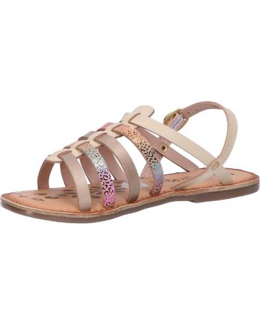 Sandálias de Mulher e Menina KICKERS 695573-30 DIXON 113 BEIGE MULTICOLOR LEOPARD