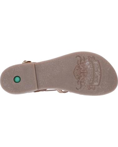 Sandálias de Mulher e Menina KICKERS 695573-30 DIXON 93 MARRON CAMEL LEOPARD