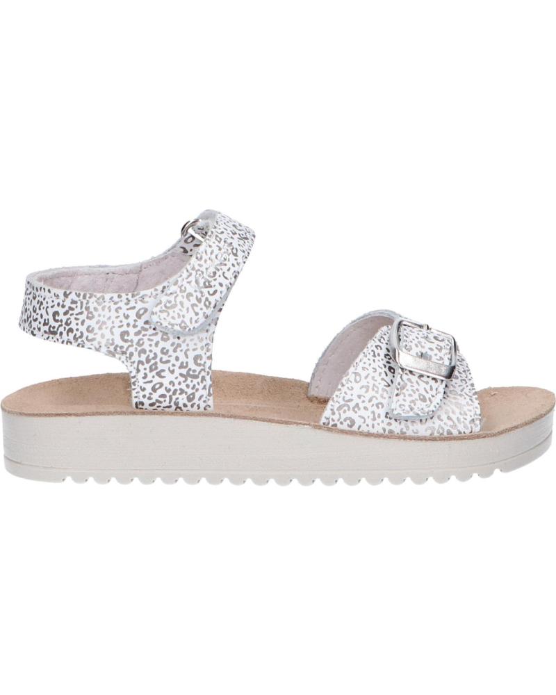 Sandalen für Damen und Mädchen KICKERS 784532-30 ODYSSA 32 BLANC LEOPARD