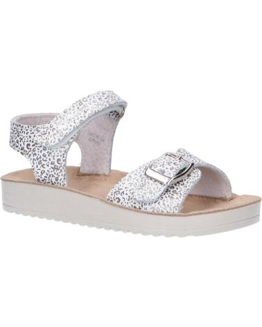 Sandalen für Damen und Mädchen KICKERS 784532-30 ODYSSA 32 BLANC LEOPARD
