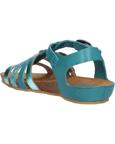 Sandales pour Femme et Fille KICKERS 784650-30 BOBBAN 223 TURQUOISE METALLISE