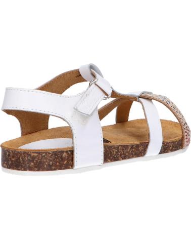 Sandalen für Mädchen KICKERS 784661-30 BODERY 33 BLANC MULTICOLOR LEOPARD